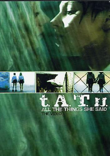 t.A.T.u. All The Things She Said US DVD Single (233164)